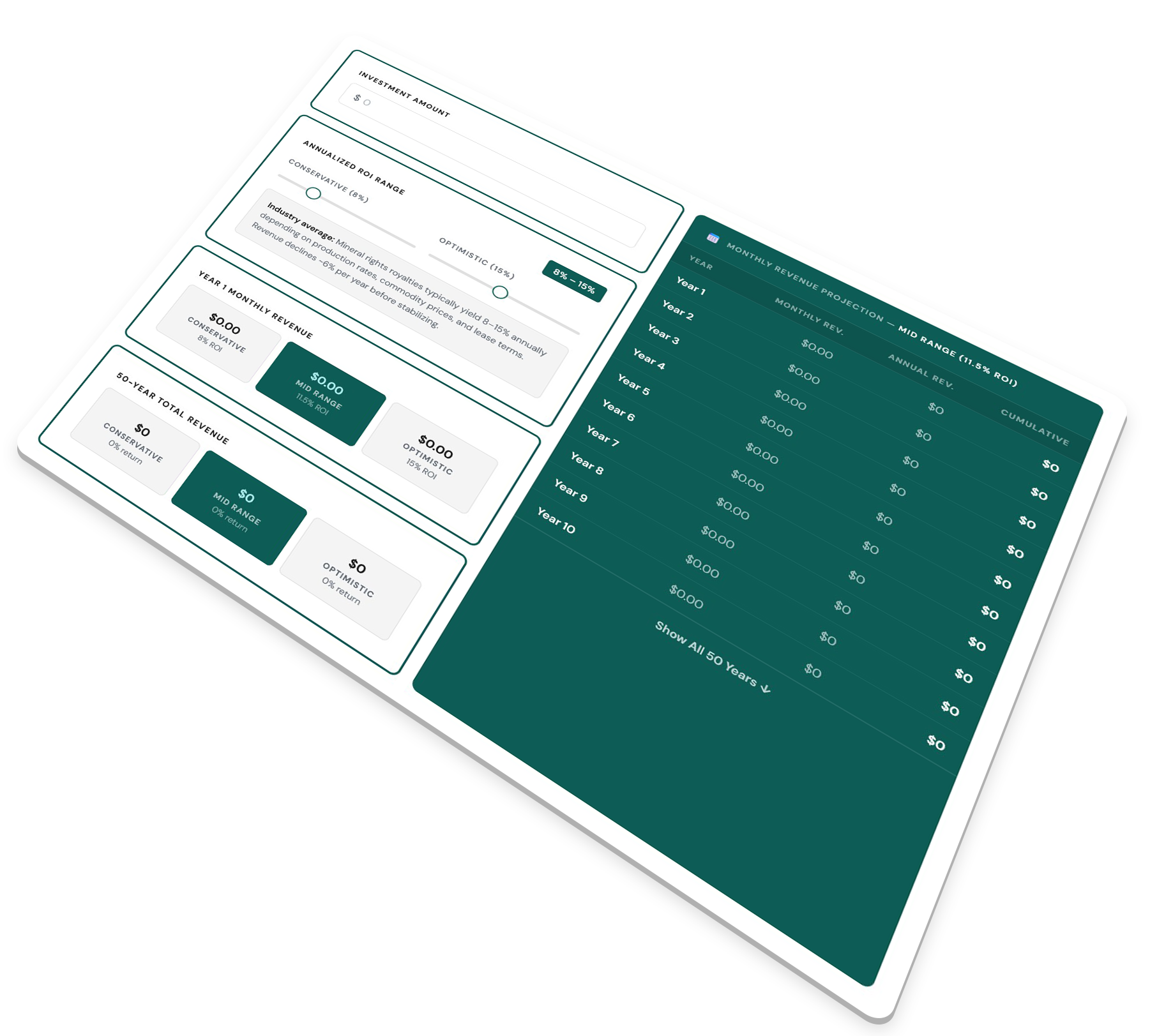 Mineral Rights Calculator preview